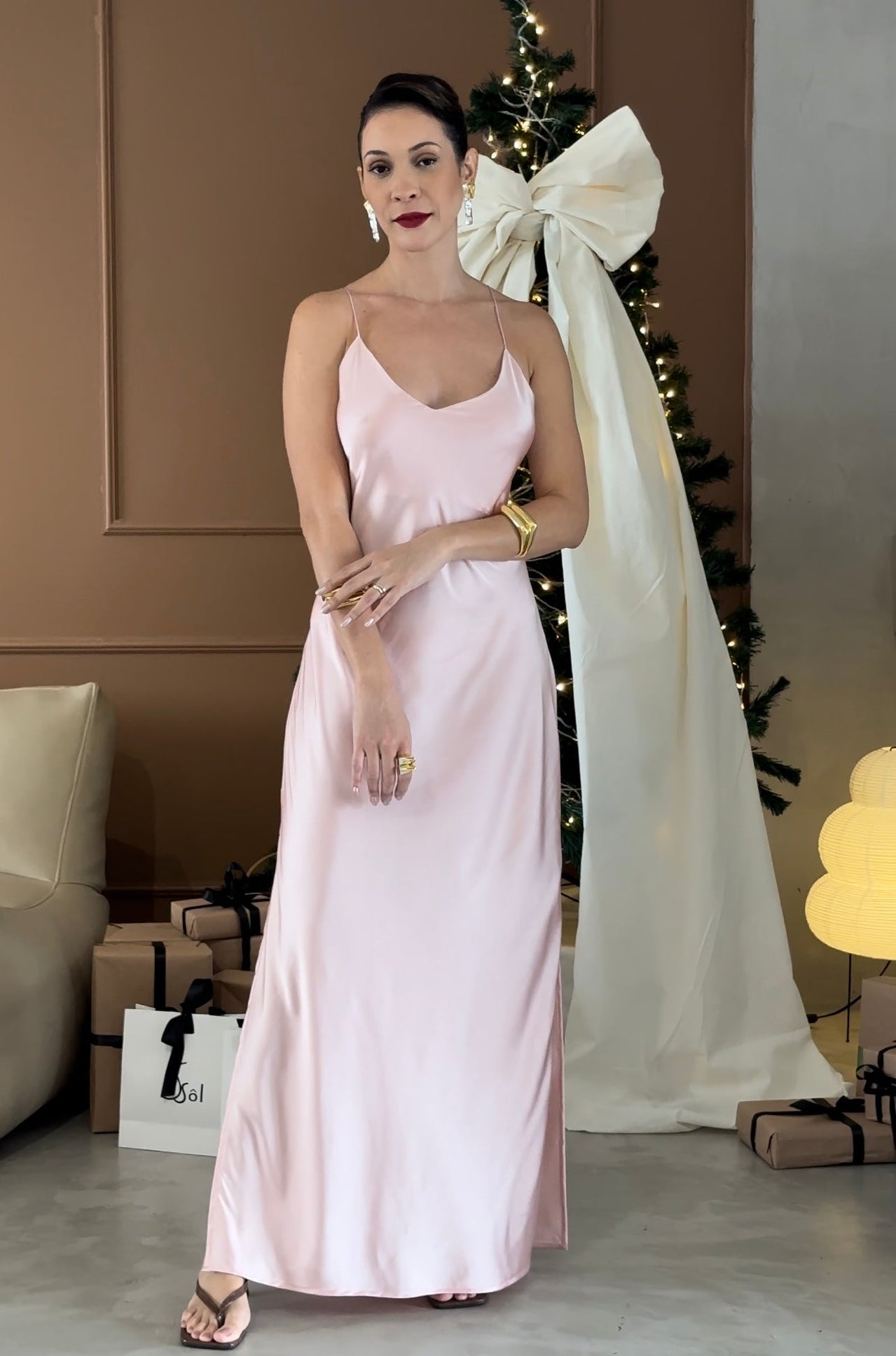 Slip Dress Dream - Rosa Quartzo