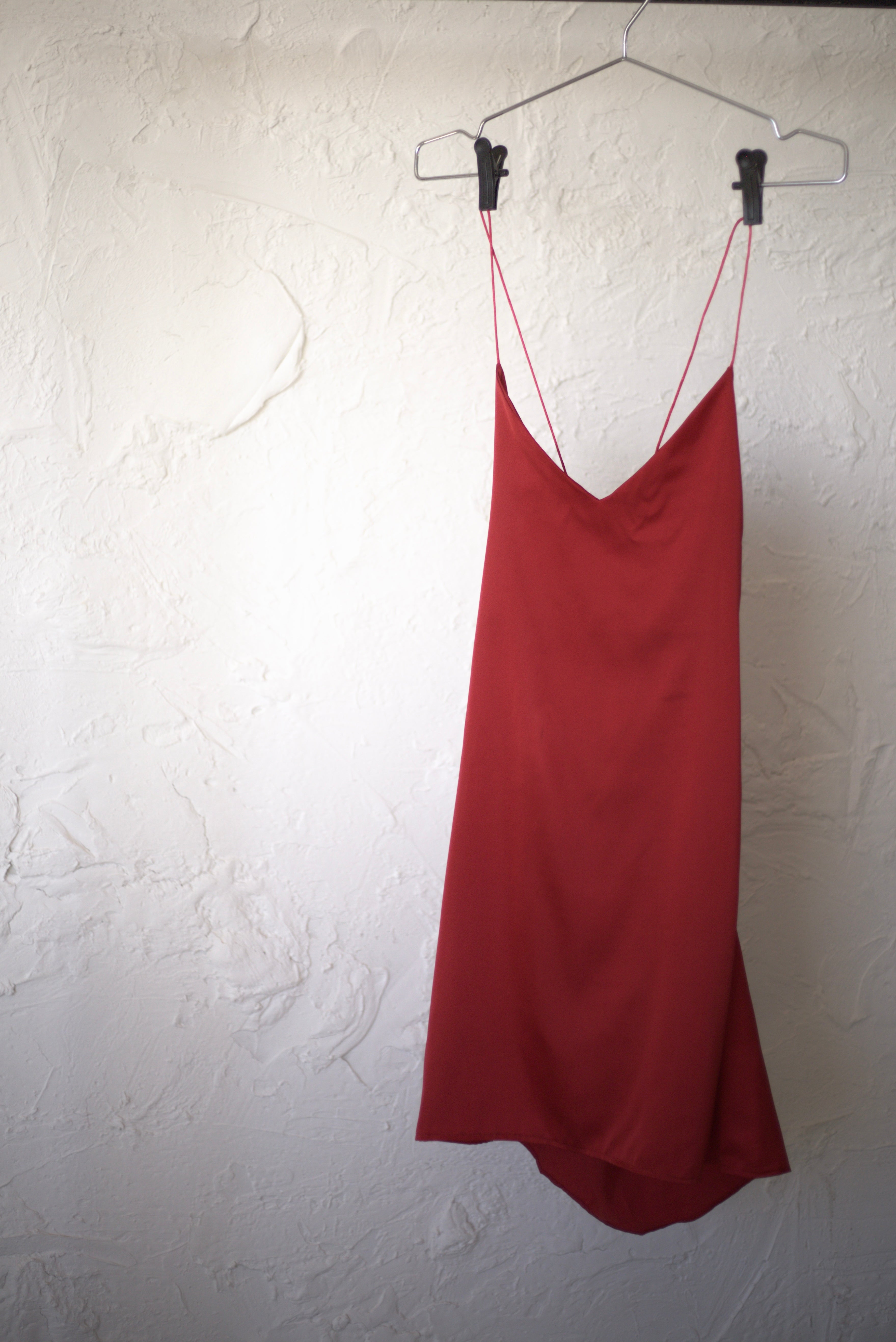 Slip Dress Curto - Vermelho