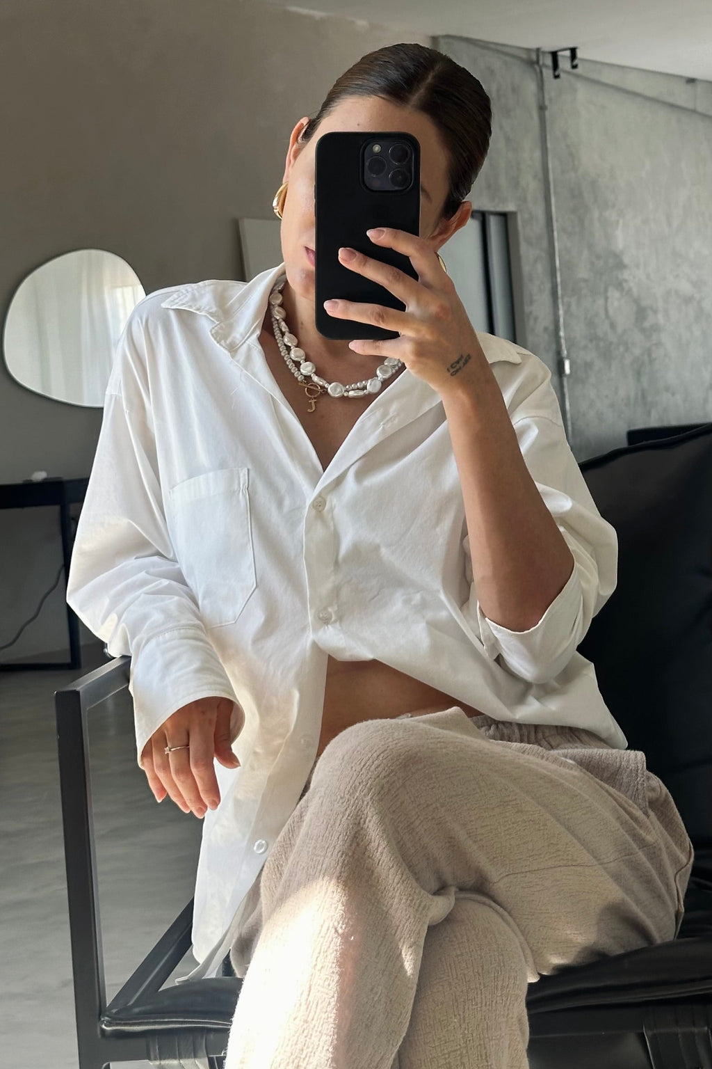 Camisa Celine - Off White