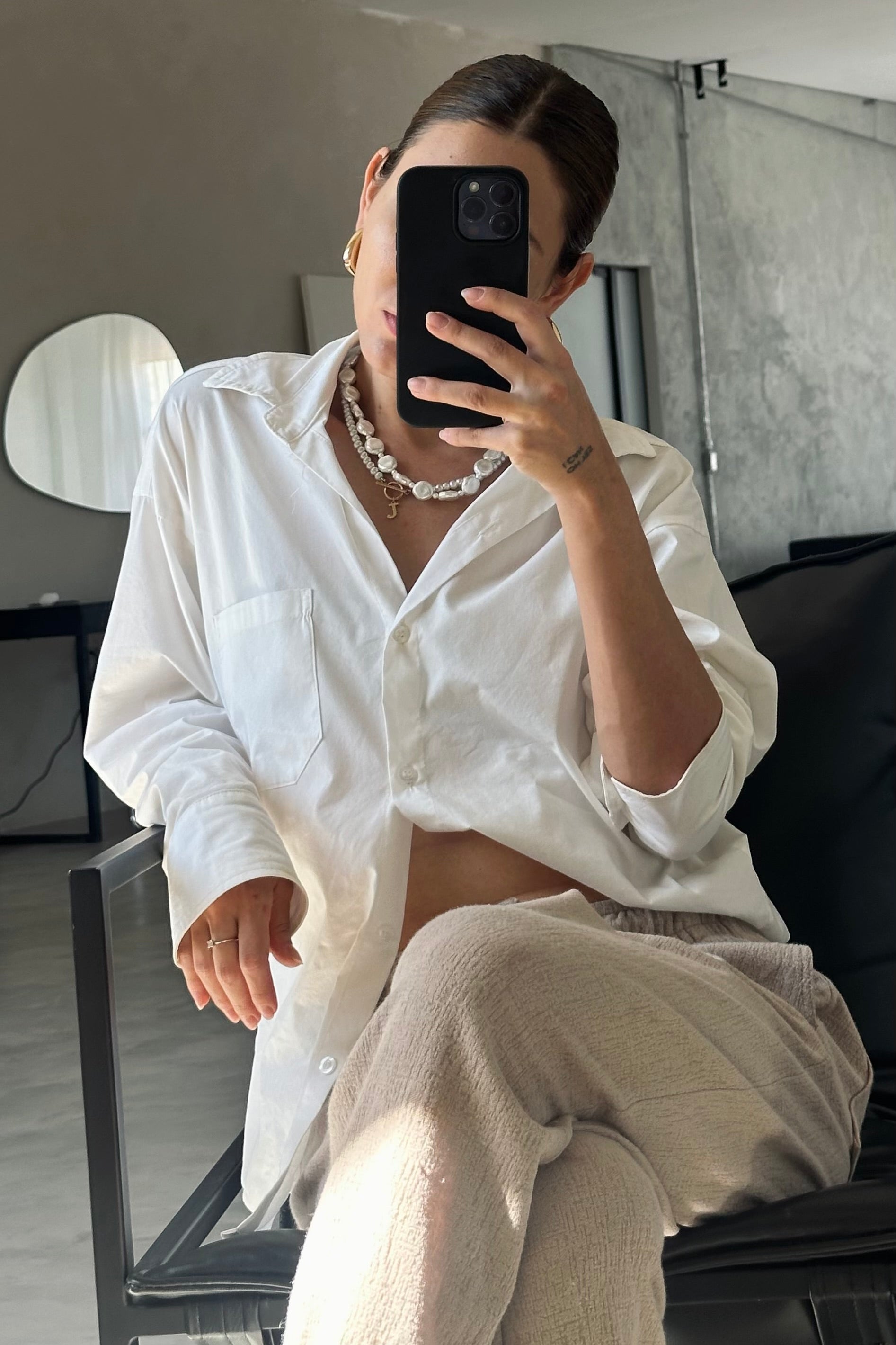 Camisa Celine - Off White