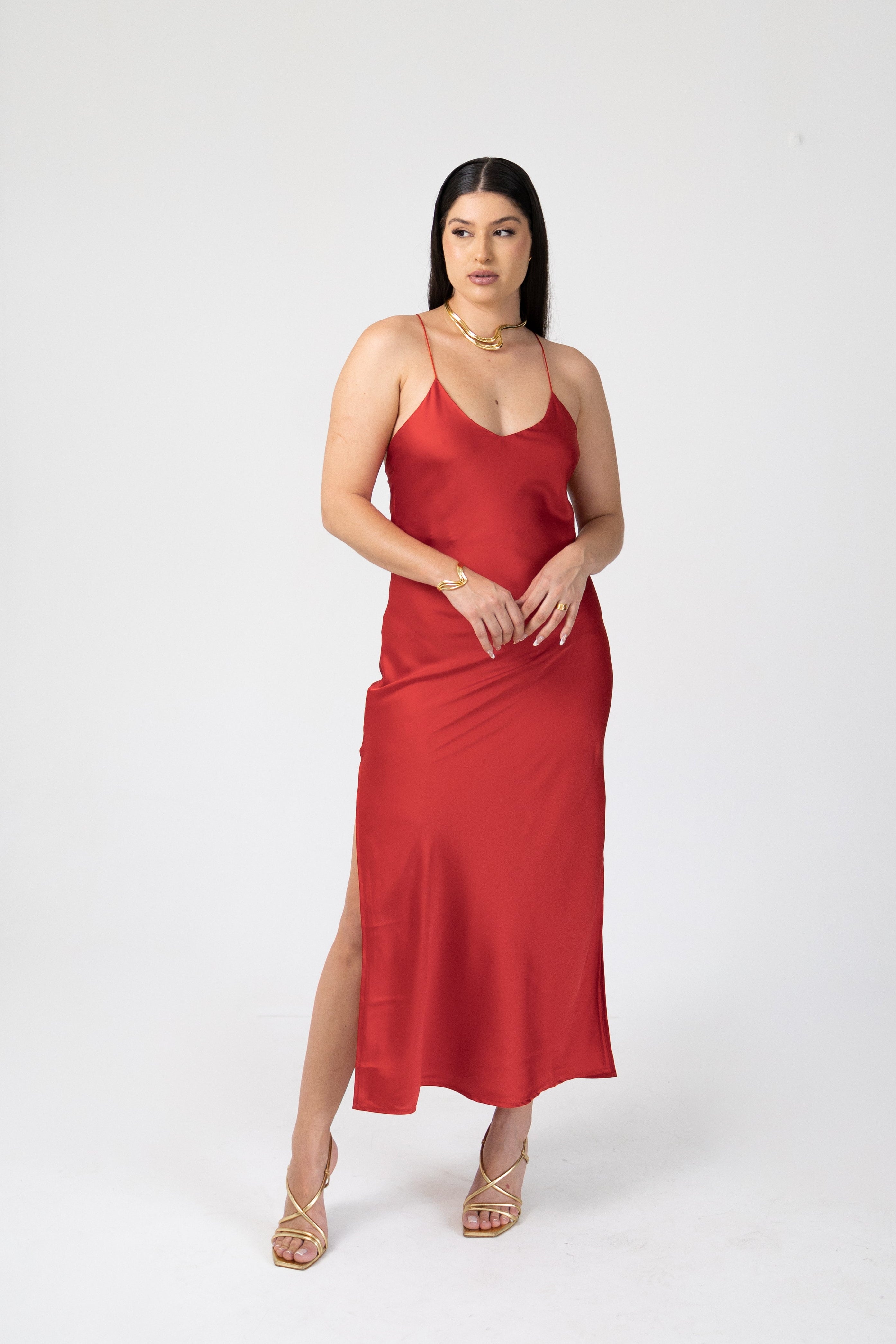 Slip Dress Dream - Vermelho