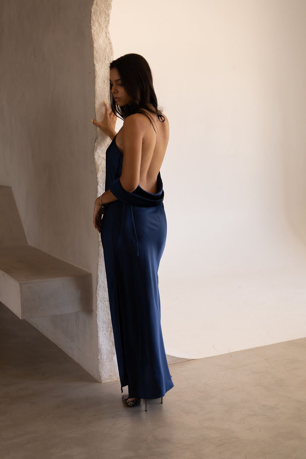 PRÉ VENDA Slip Dress  Dream - Azul Profundo