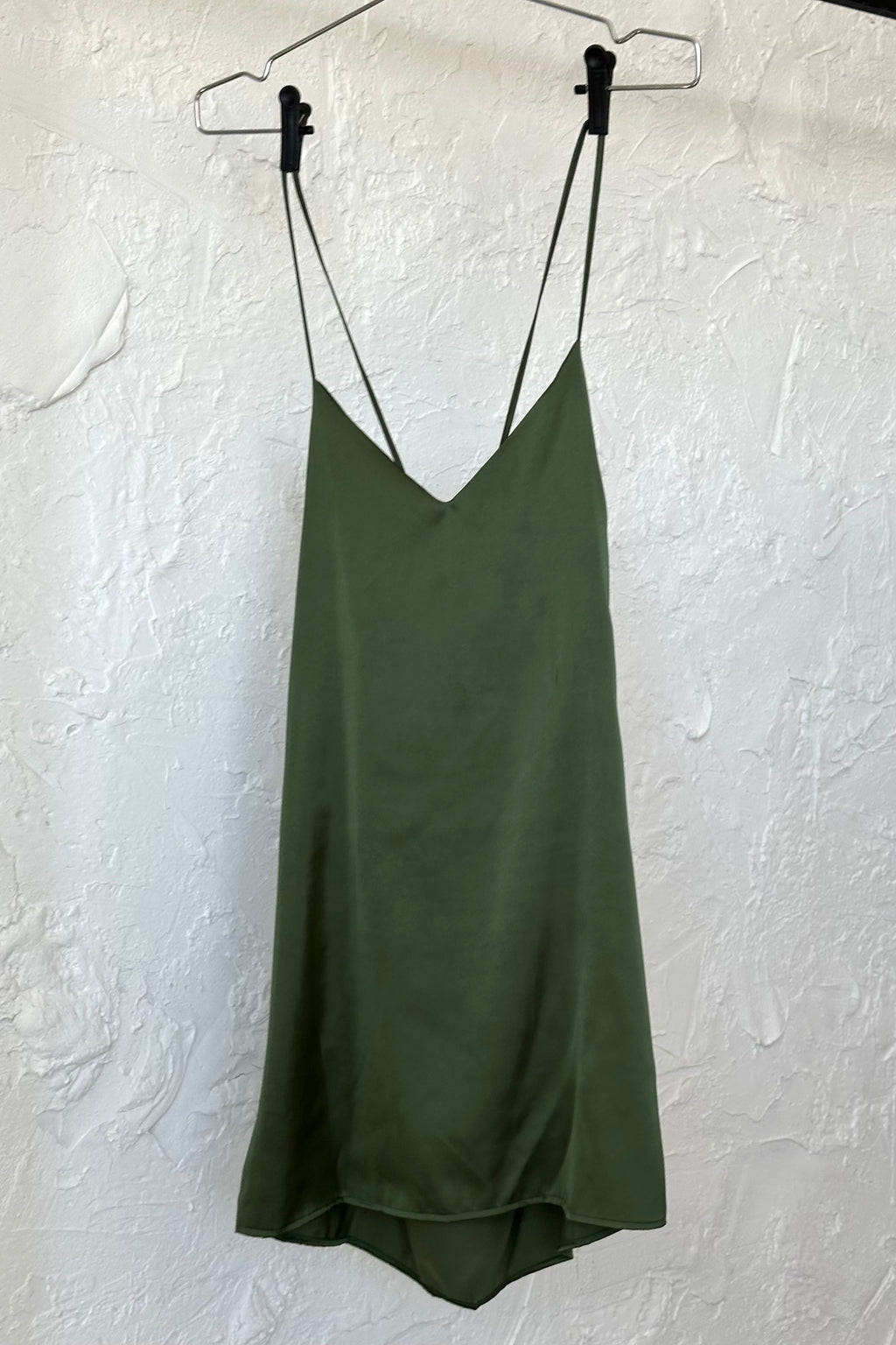 Slip Dress Curto - Verde
