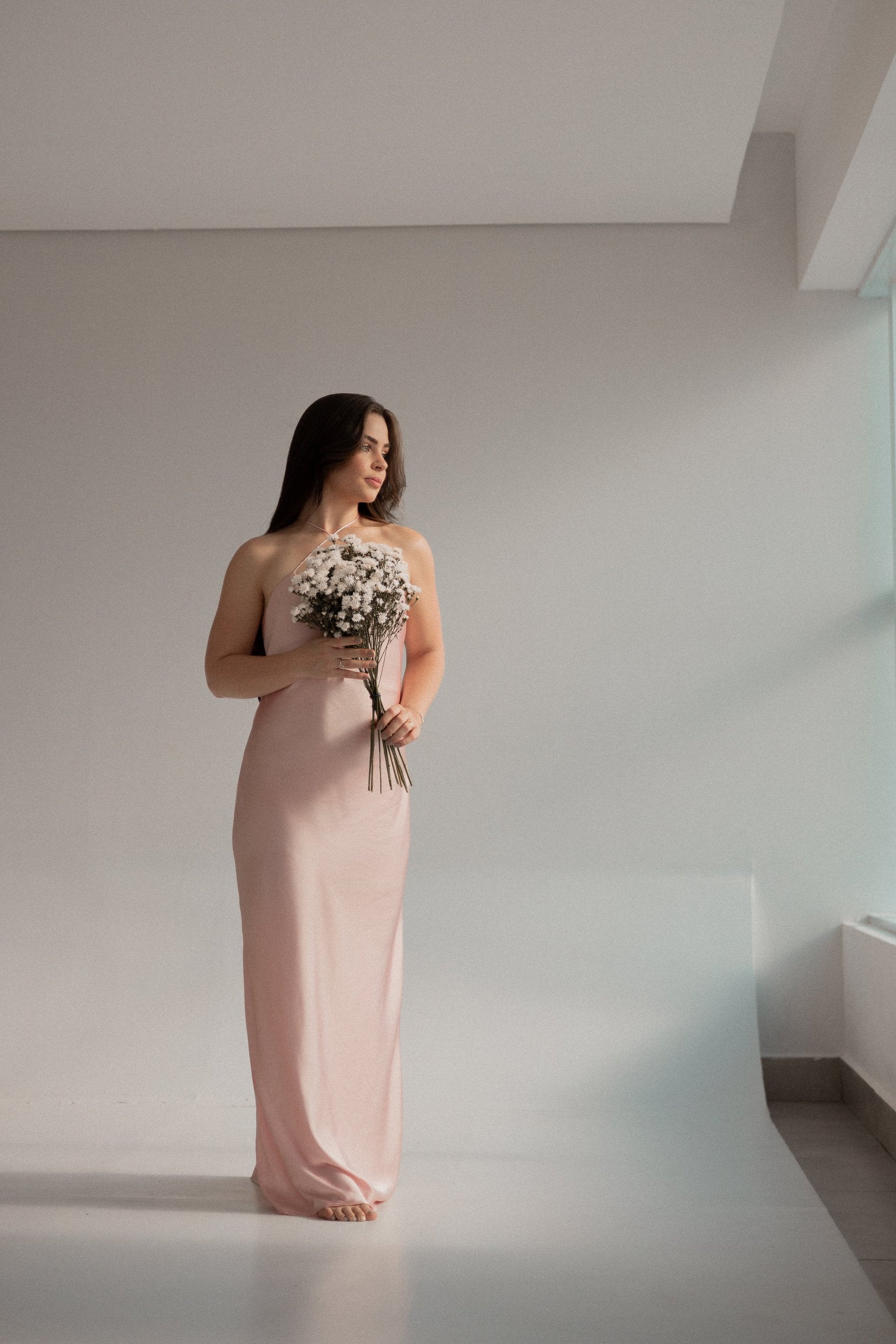 Slip Dress Dream - Rosa Quartzo