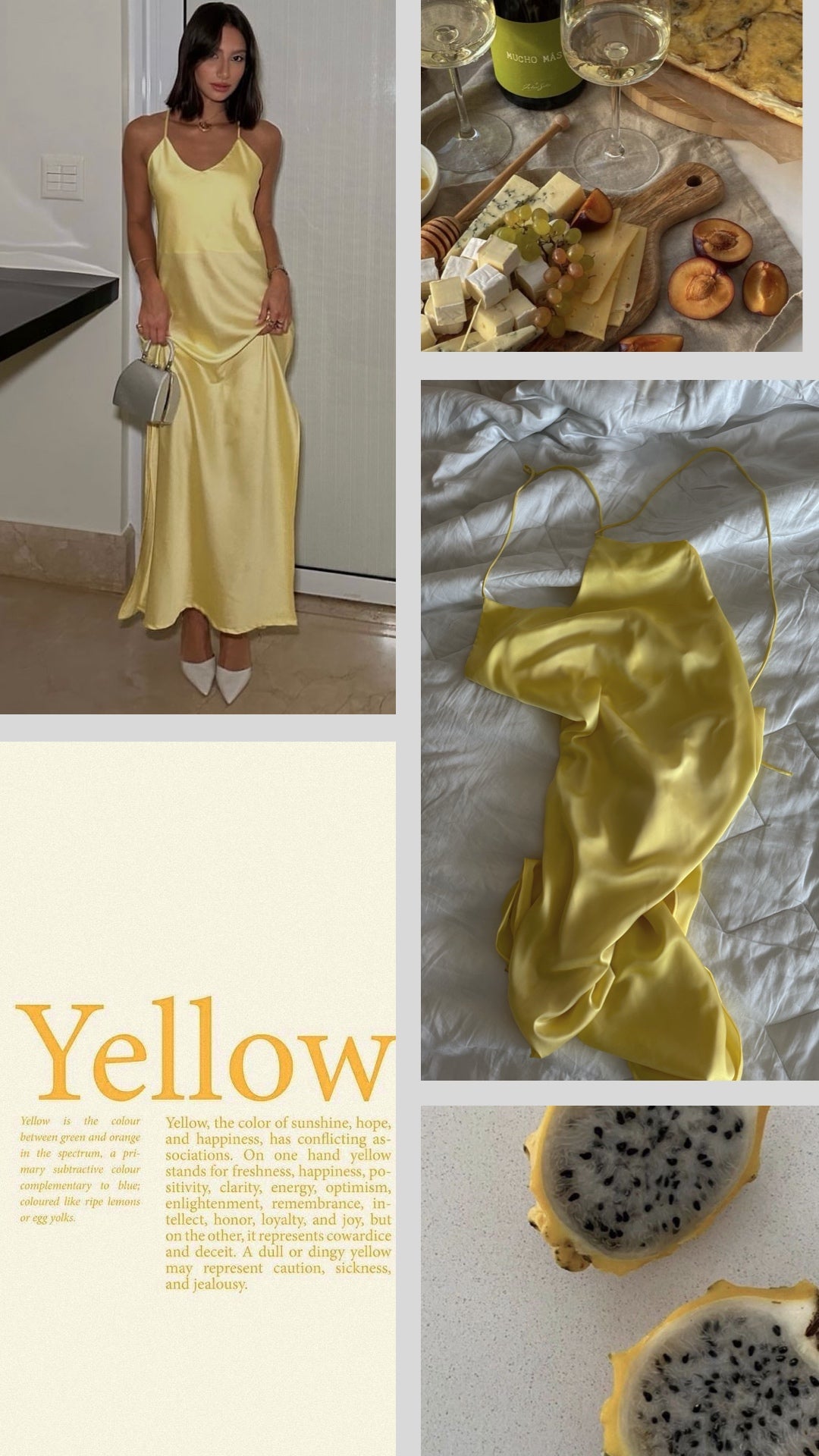 Slip Dress Dream - Amarelo