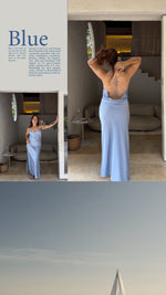 Carregar imagem no visualizador da galeria, Slip Dress Dream - Azul Sky
