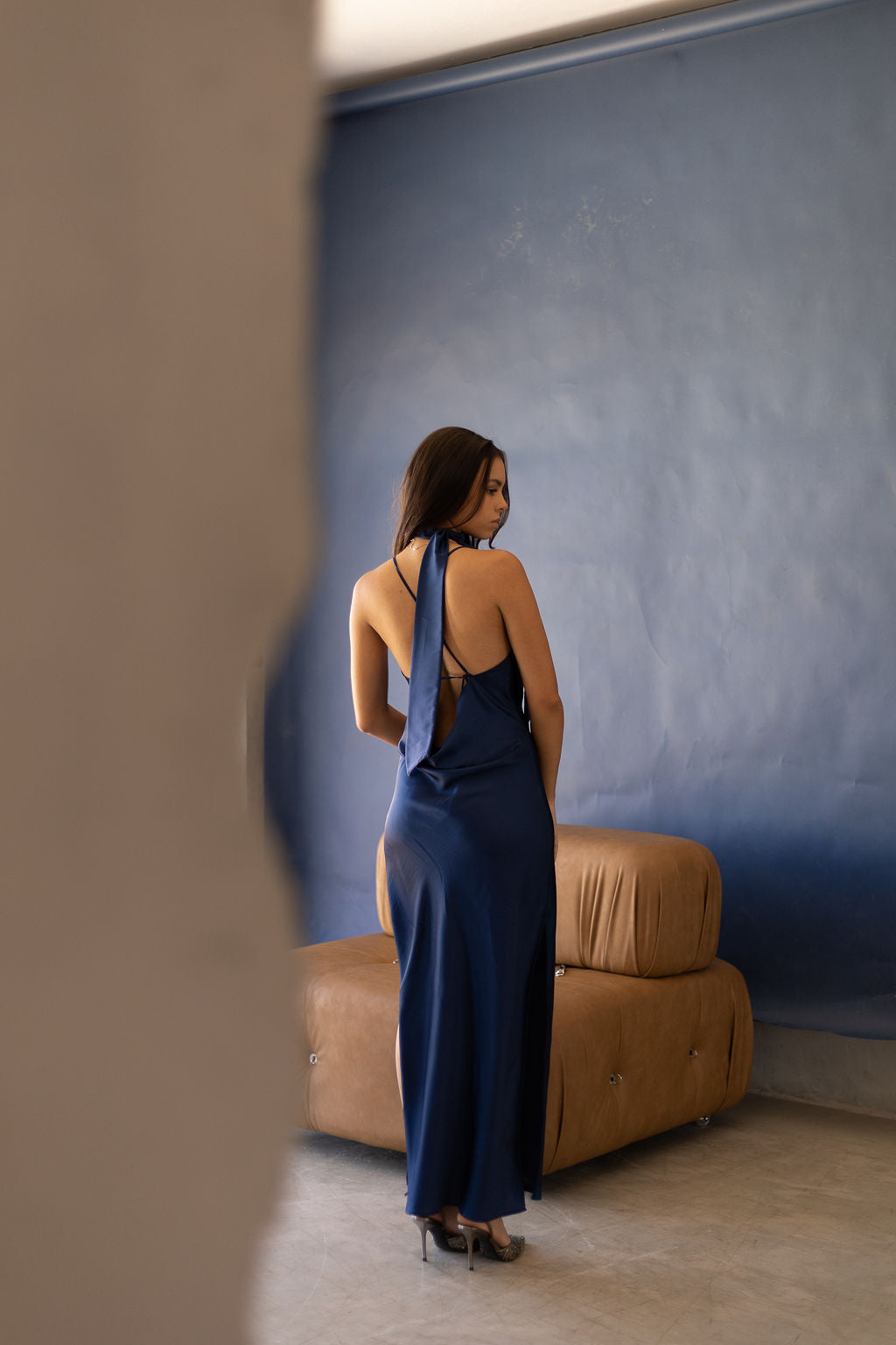 PRÉ VENDA Slip Dress  Dream - Azul Profundo