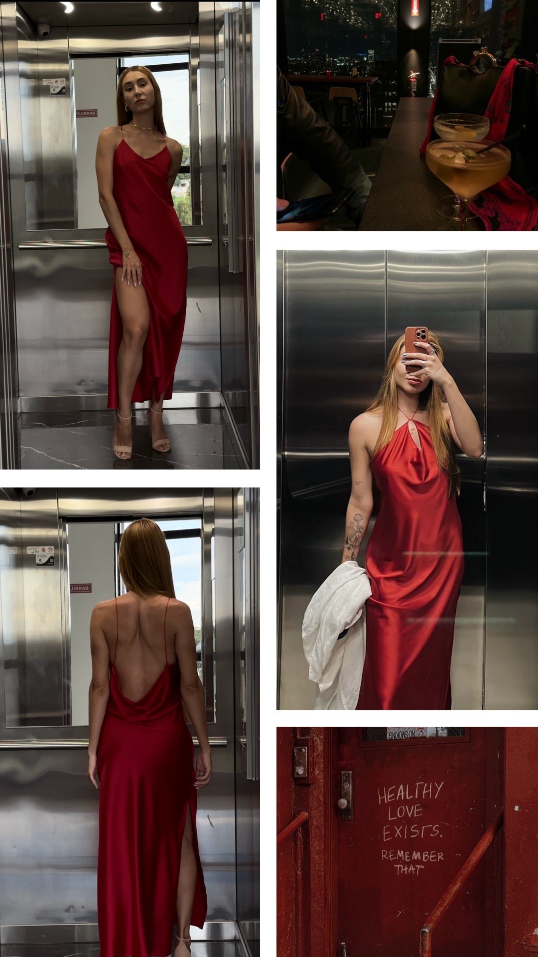 Slip Dress Dream - Vermelho