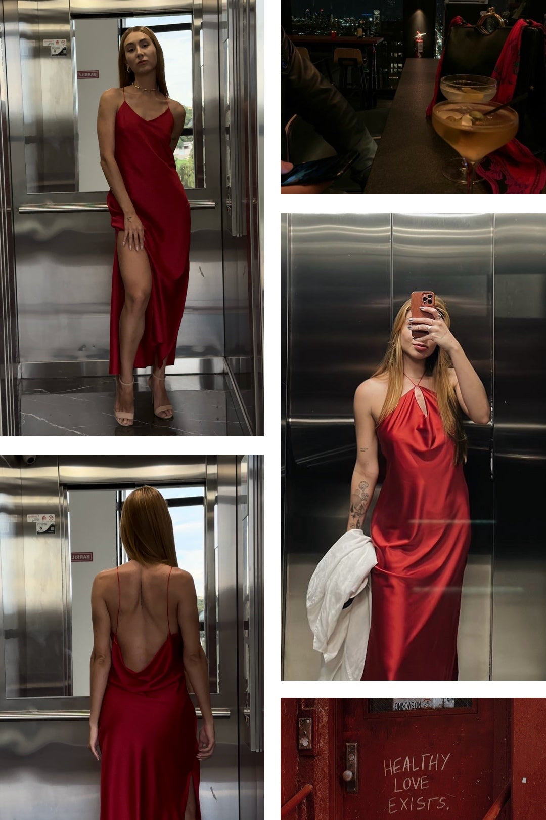 Slip Dress Dream - Vermelho