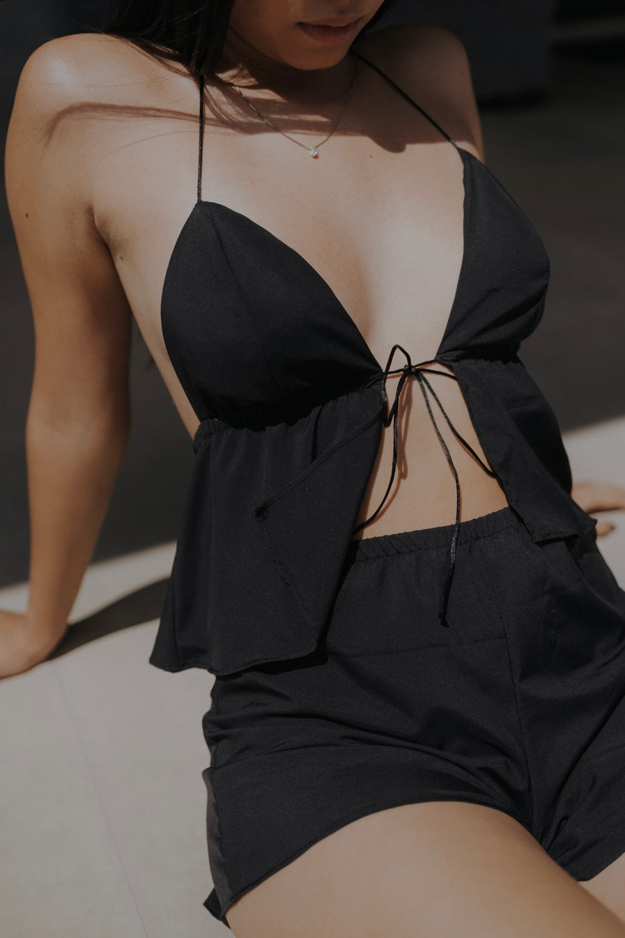 Baby Doll Vicky - Preto