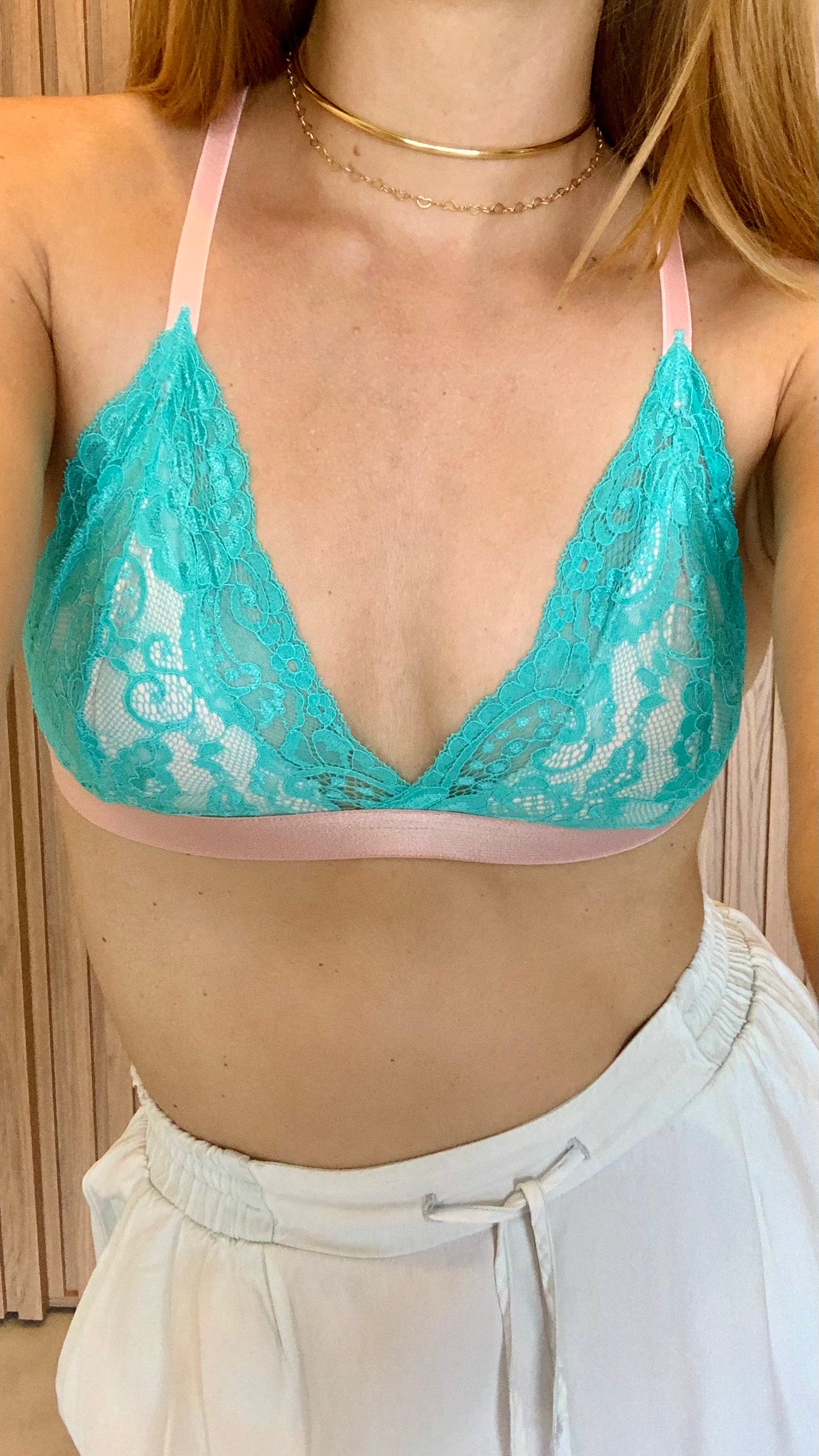 Conjunto Afrodite - Verde com Rose